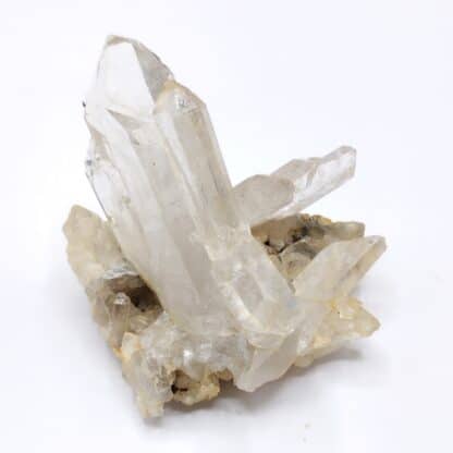 Cristal de roche (Quartz), Grand Châtelard, Maurienne, Savoie.
