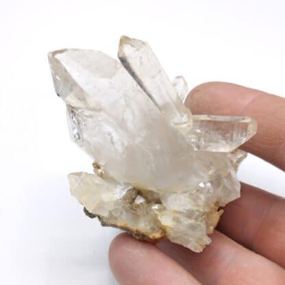 Cristal de roche (Quartz), Grand Châtelard, Maurienne, Savoie.