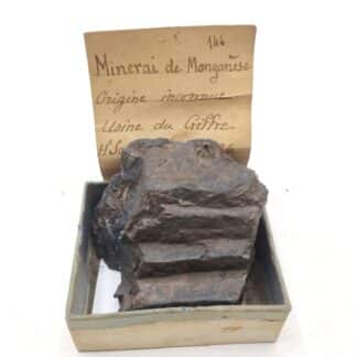 Minerai de Manganèse, Usine du Giffre, Haute-Savoie.
