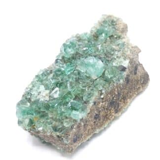 Fluorine (Fluorite), Mine Heights, Cornouailles, Royaume-Uni.