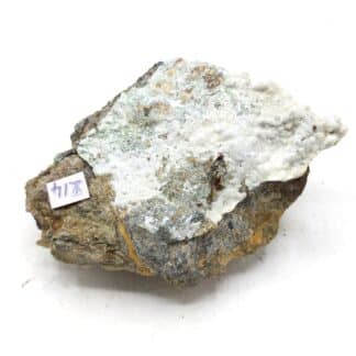 Annabergite & Aragonite, Mine Cobalt, Fertrupt, Sainte-Marie-aux-Mines, Haut-Rhin.