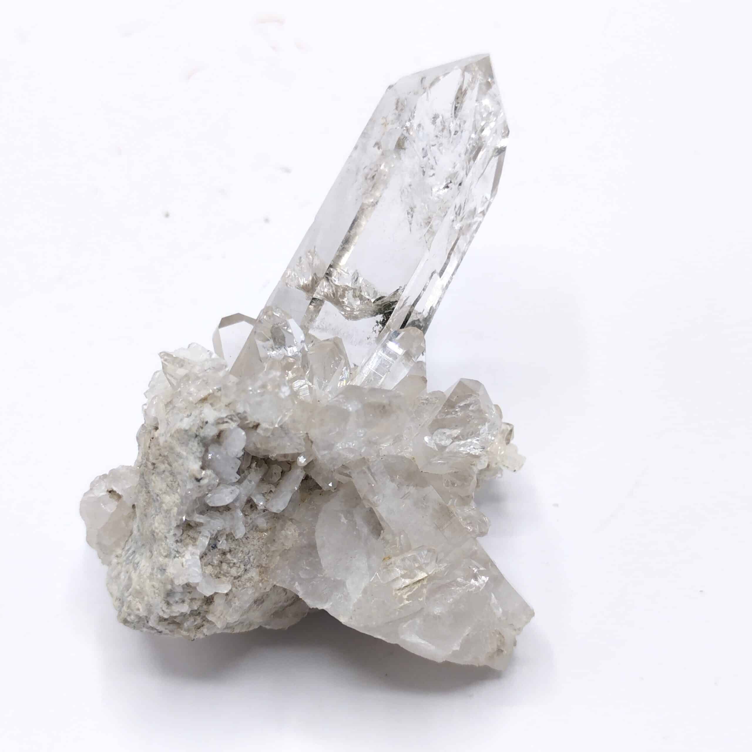 Cristal de roche (Quartz), Le Clot, Saint-Christophe-en-Oisans, Isère.