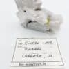 Soufre natif sur Marbre, Colonnata, Carrare, Italie.