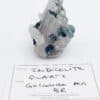Quartz à inclusions d'Indicolite, Minas Gerais, Brésil.