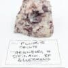 Fluorite et calcite, carrière d’Artenberg, Steinach, Allemagne.