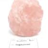 Bloc massif de quartz rose, Madagascar.