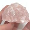 Bloc massif de quartz rose, Madagascar.