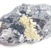 Blende et sidérite, Carrière du Rivet, Peyrebrune, Tarn.