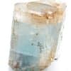 Grand cristal de topaze bleue de couleur soutenue, aux faces et arrêtes bien dessinées en provenance de Minas Gerais au Brésil.