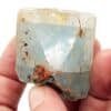 Grand cristal de topaze bleue de couleur soutenue, aux faces et arrêtes bien dessinées du Minas Gerais au Brésil.