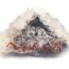 Quartz sur fluorine, mine de Valzergues, Aveyron.