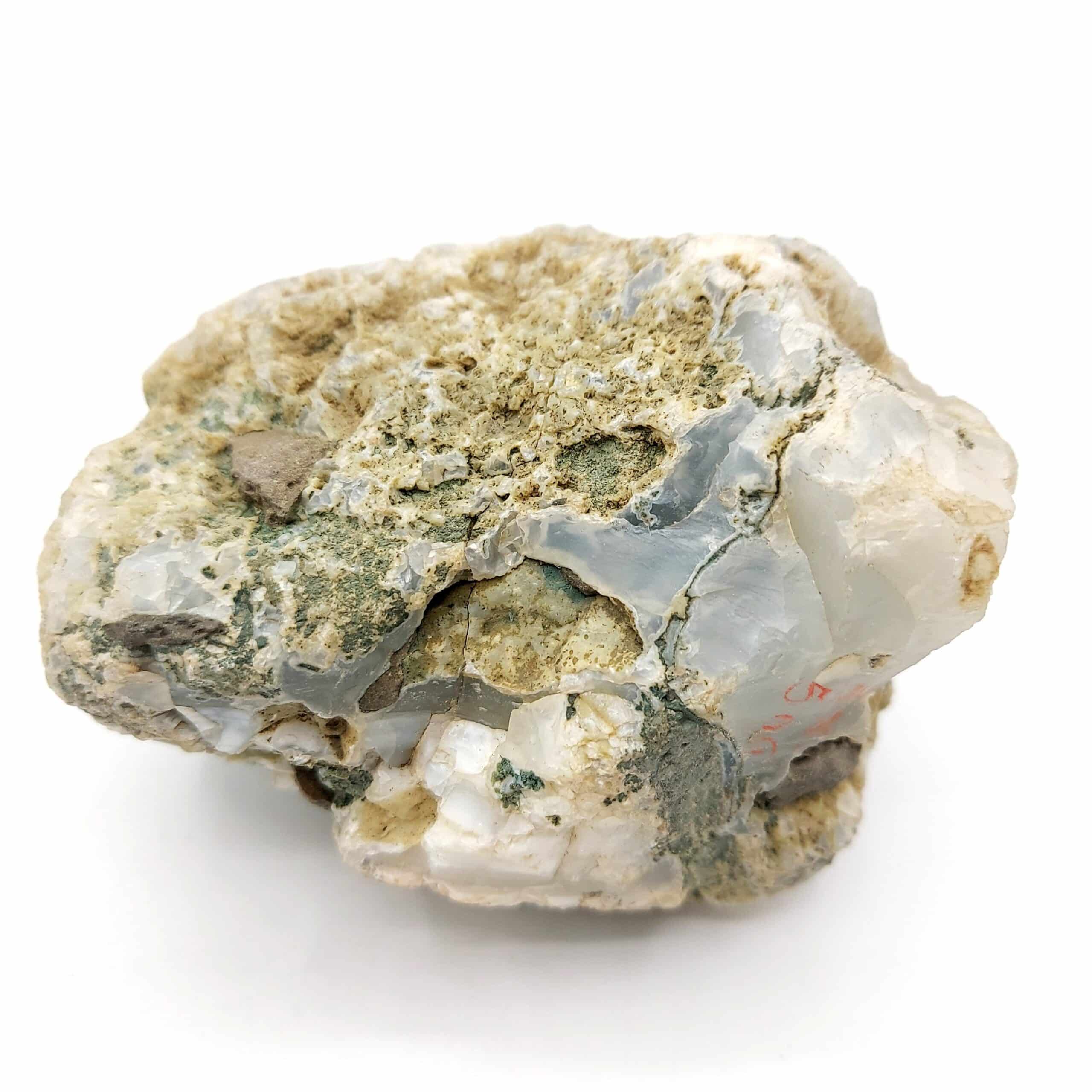 Opale bleue et Calcédoine, Islande, ex MNHN.