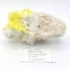 Soufre natif et Aragonite, Caltanissetta, Sicile, Italie.