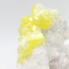 Soufre natif et Aragonite, Caltanissetta, Sicile, Italie.