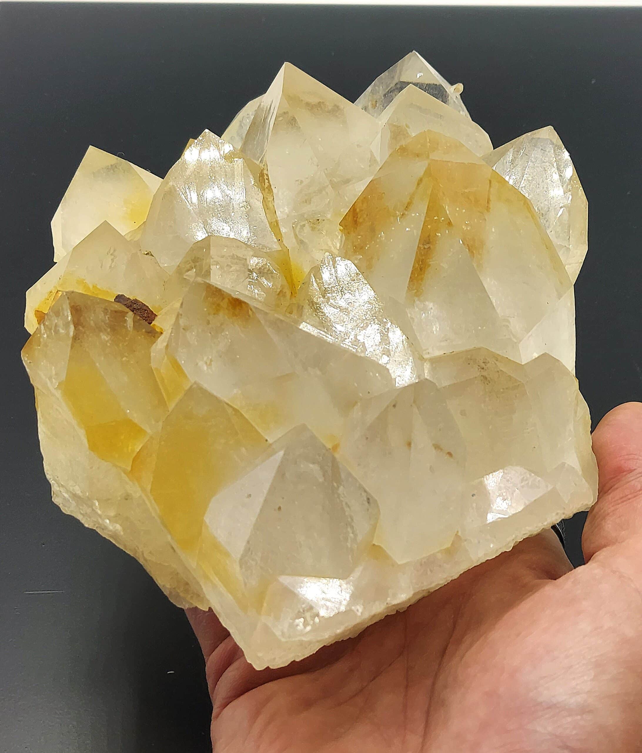 Quartz et Sidérite, Carrière de la Contamine, Moutiers, Tarentaise, Savoie.