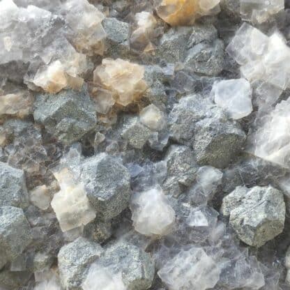 Galène & Fluorite (Fluorine), Durfort, Gard.