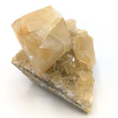 Calcite (macle), Landelies, Belgique.