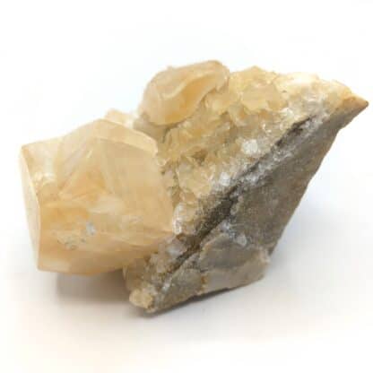 Calcite (macle), Landelies, Belgique.