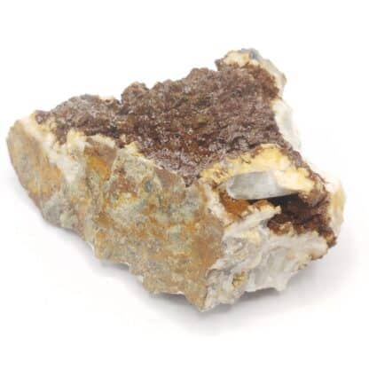 Sidérite & Calcite, Mine Saint Nicolas, Steinbach, Haut-Rhin.