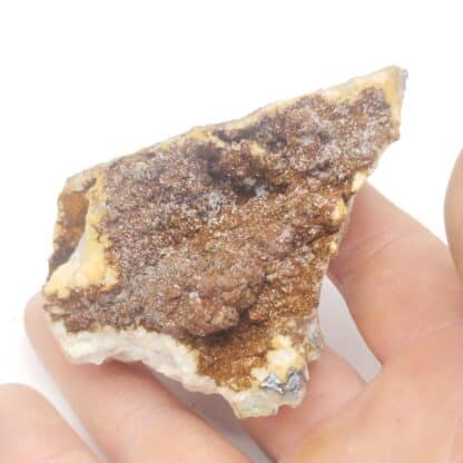 Sidérite & Calcite, Mine Saint Nicolas, Steinbach, Haut-Rhin.
