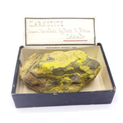 Carnotite, Colorado, États-Unis (USA).