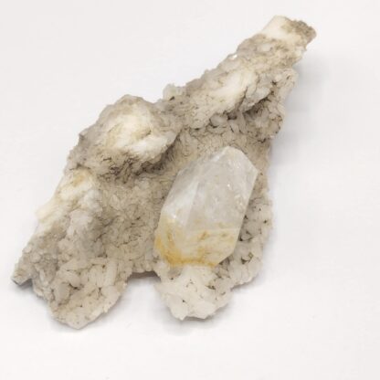 Quartz sur Calcite, Les Aravis, Haute-Savoie.