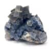 Cristaux de fluorine bleue et jaune de la mine de Montroc (Tarn).