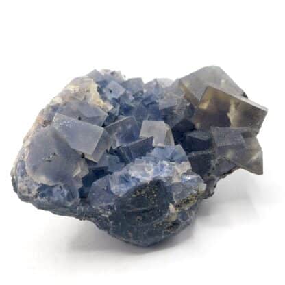 Cristaux de fluorine bleue et jaune de la mine de Montroc (Tarn).