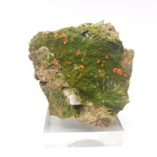 Pyromorphite et Crocoïte de Nontron, Dordogne.