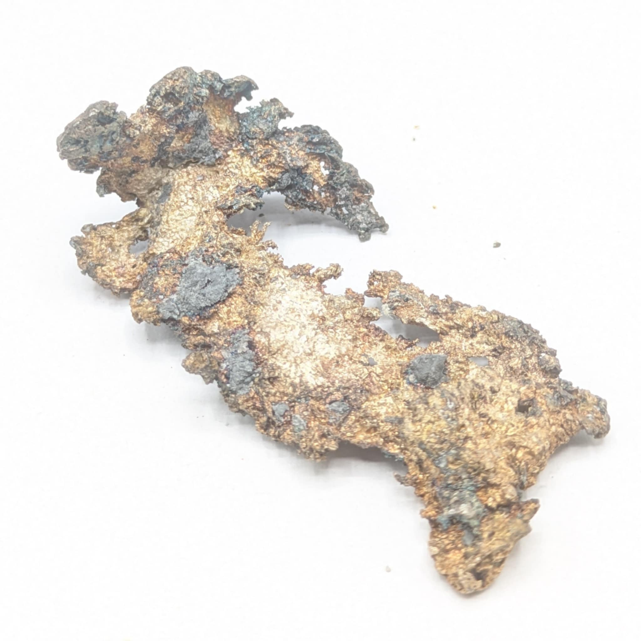 Argent natif (Kongsbergite), Imiter, Maroc.