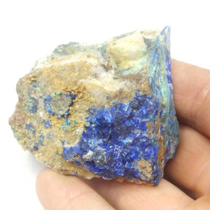 Azurite, Cyanotrichite & Conichalcite, Cap Garonne, Var.