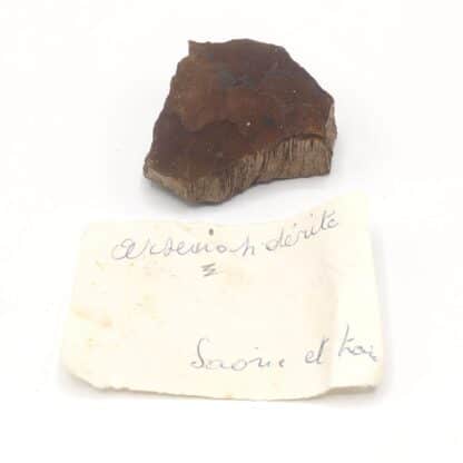 Arséniosidérite, mine de Romanèche-Thorins, Saône-et-Loire.