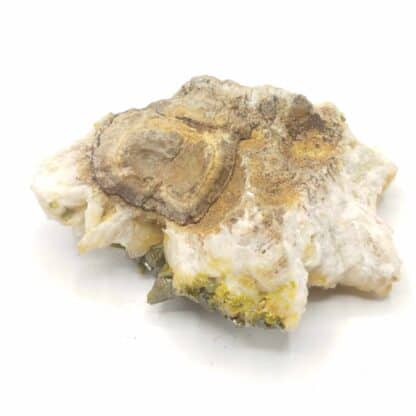 Pyromorphite sur Baryte, Chaillac, Indre.