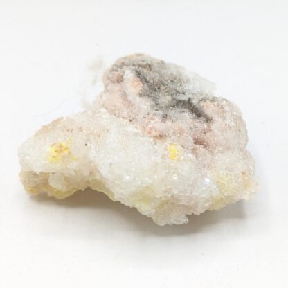 Sklodowskite sur Gypse, Cuervo Mine, Chihuahua, Mexique.
