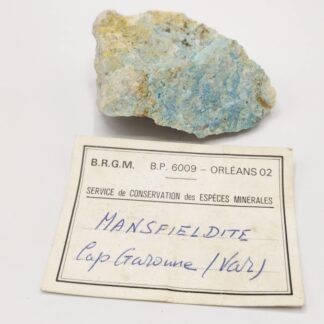Mansfieldite, Cap Garonne, Var.