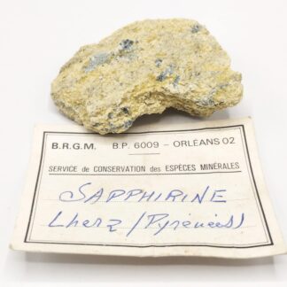 Sapphirine, Lherz, Ariège, Pyrénées.