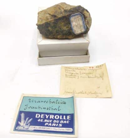 Liebigite & Zippéite, Joachimsthal (Jachimov), Tchéquie.