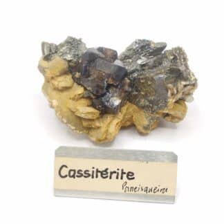 Cassitérite & Arsénopyrite, Panasqueira, Portugal.