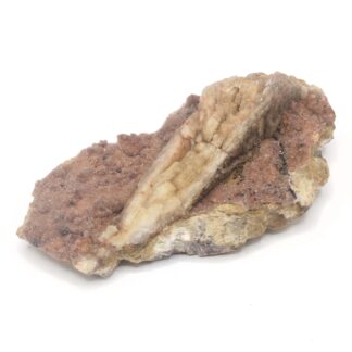Calcédoine « Eisenkiesel » & Baryte, Wegscheid, Haut-Rhin.