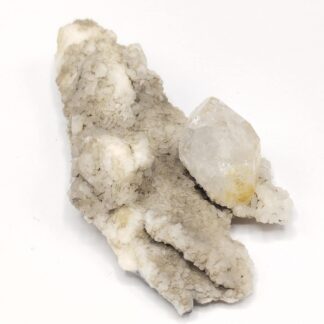 Quartz sur Calcite, Les Aravis, Haute-Savoie.