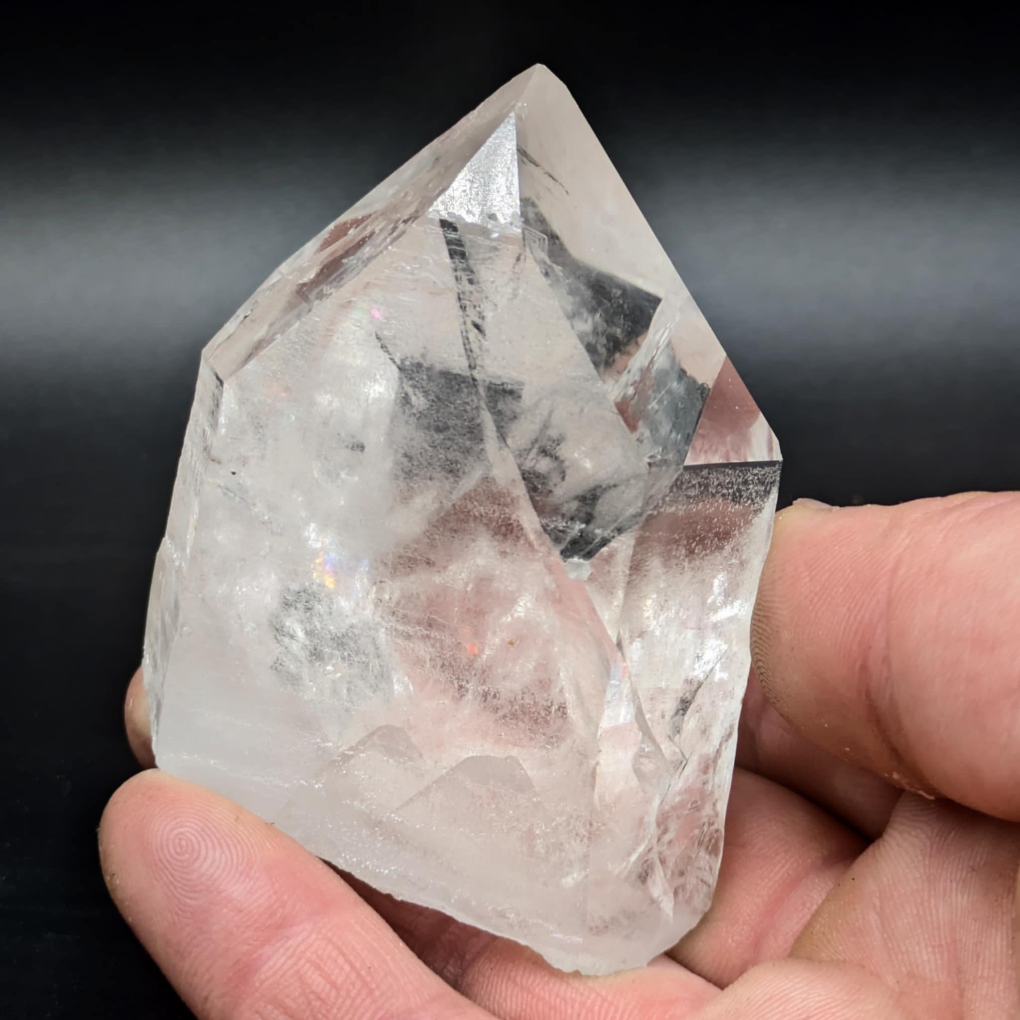 Quartz hyalin, Carrière Eynard, Moutiers, Tarentaise, Savoie.