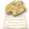 Bayldonite, Mine de Cap Garonne, Le Pradet, Var.