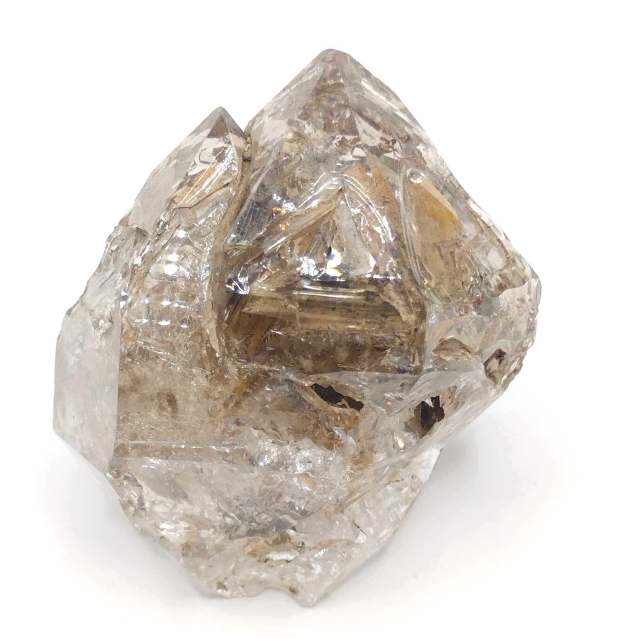 Quartz fenêtre sceptre, Chaîne des Fiz, Passy, Haute-Savoie.