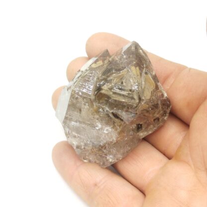 Quartz fenêtre sceptre, Chaîne des Fiz, Passy, Haute-Savoie.