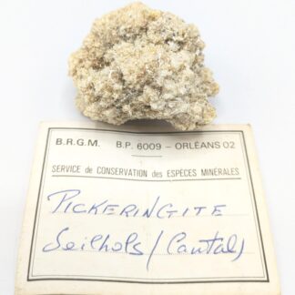 Pickeringite, Seilhols, Cantal.