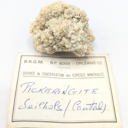Pickeringite, Seilhols, Cantal.