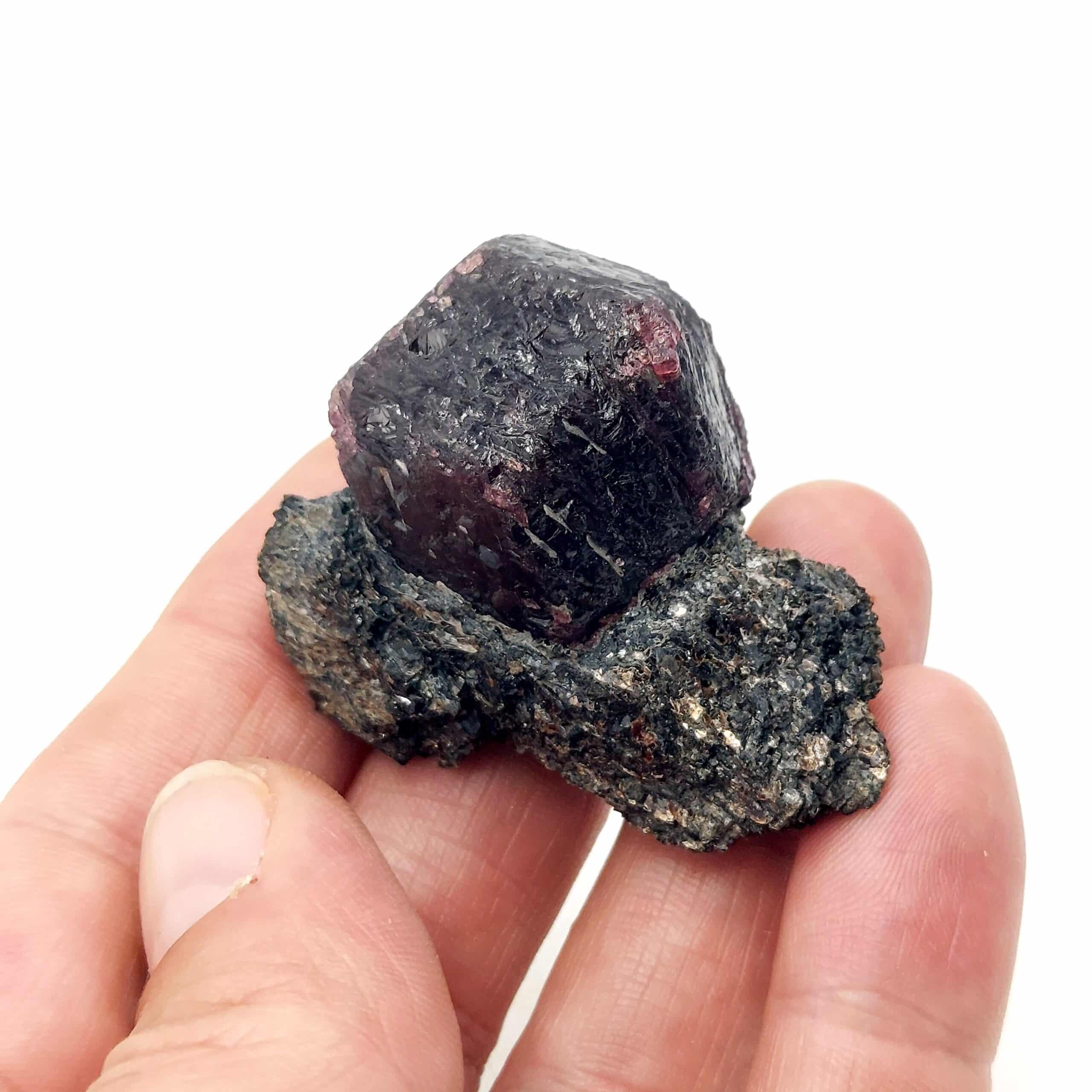 Grenat Almandin, Jaipur, Inde.