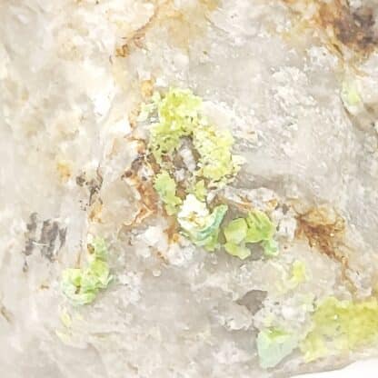 Torbernite, La Pigeyre, Altier, Mende, Lozère.