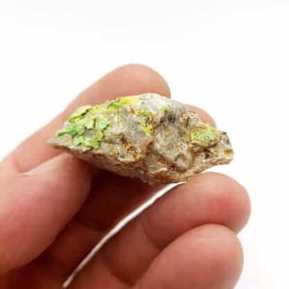 Torbernite, La Pigeyre, Altier, Mende, Lozère.