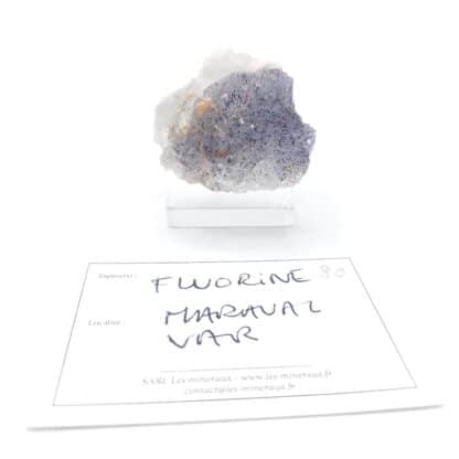 Fluorine, mine de Maraval, Massif de Tanneron, Frégus, Var.